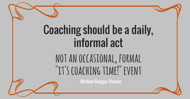 The Coaching Habit Summary